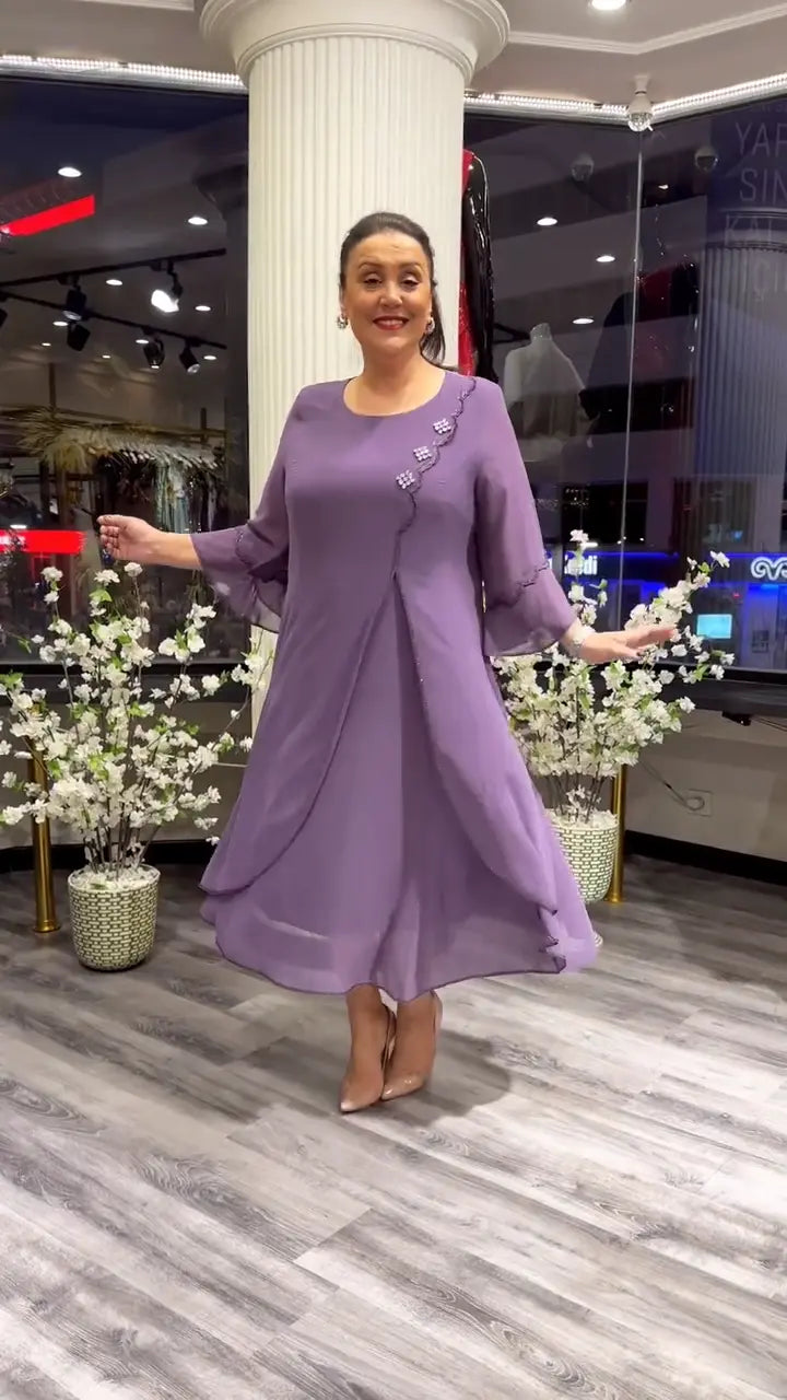 Marzenna | Sukienka midi – Szept Elegancji