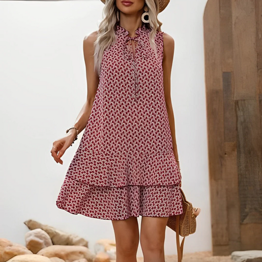 Larysa | Letnia sukienka bez rękawów