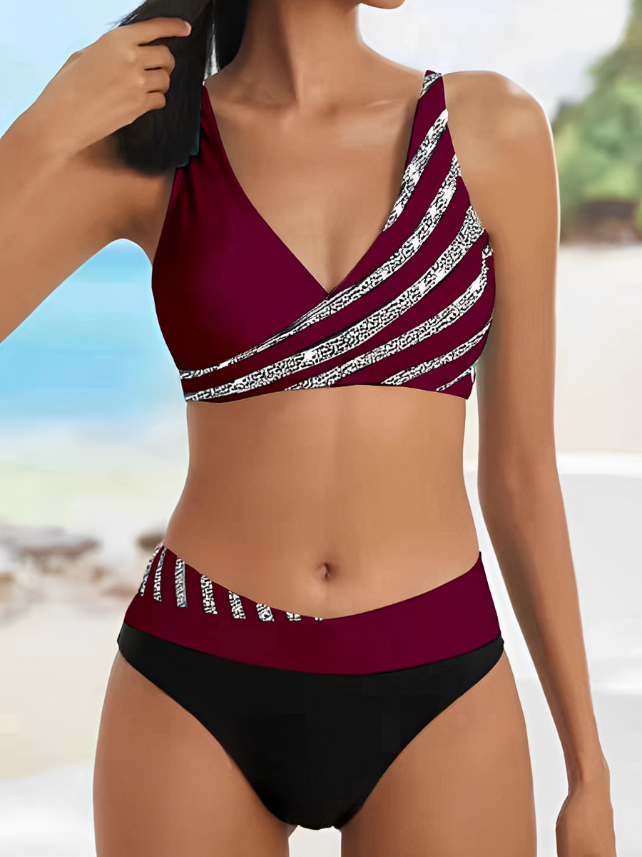 Deniella - Żywy Stripes Bikini Set