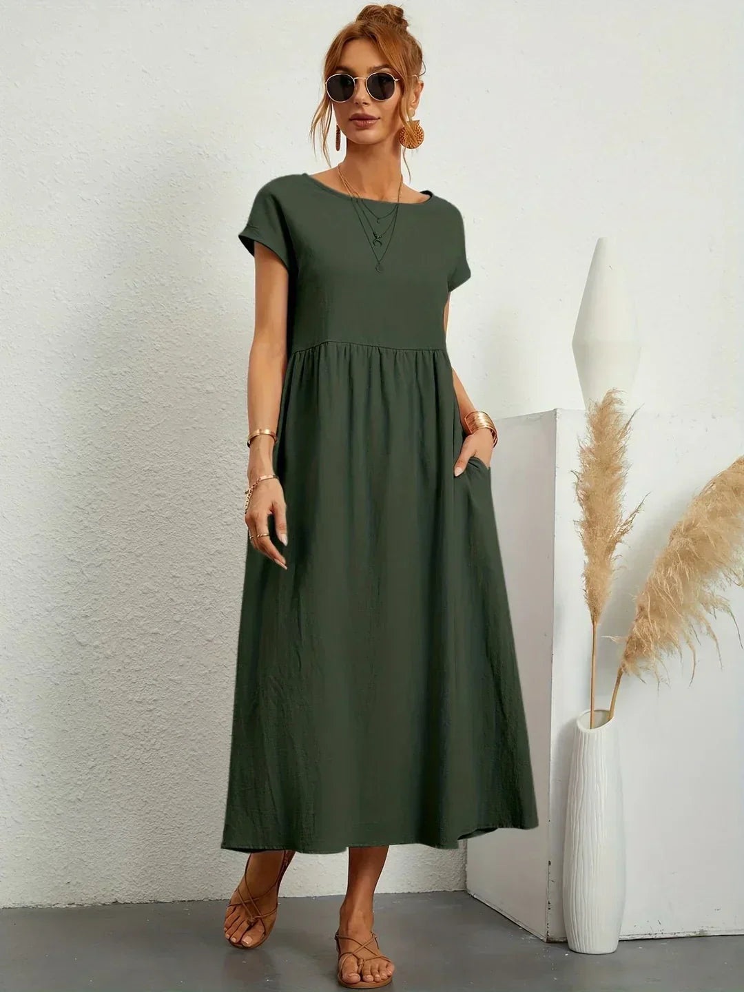 Cindy | Stylowa Casual Maxi Sukienka