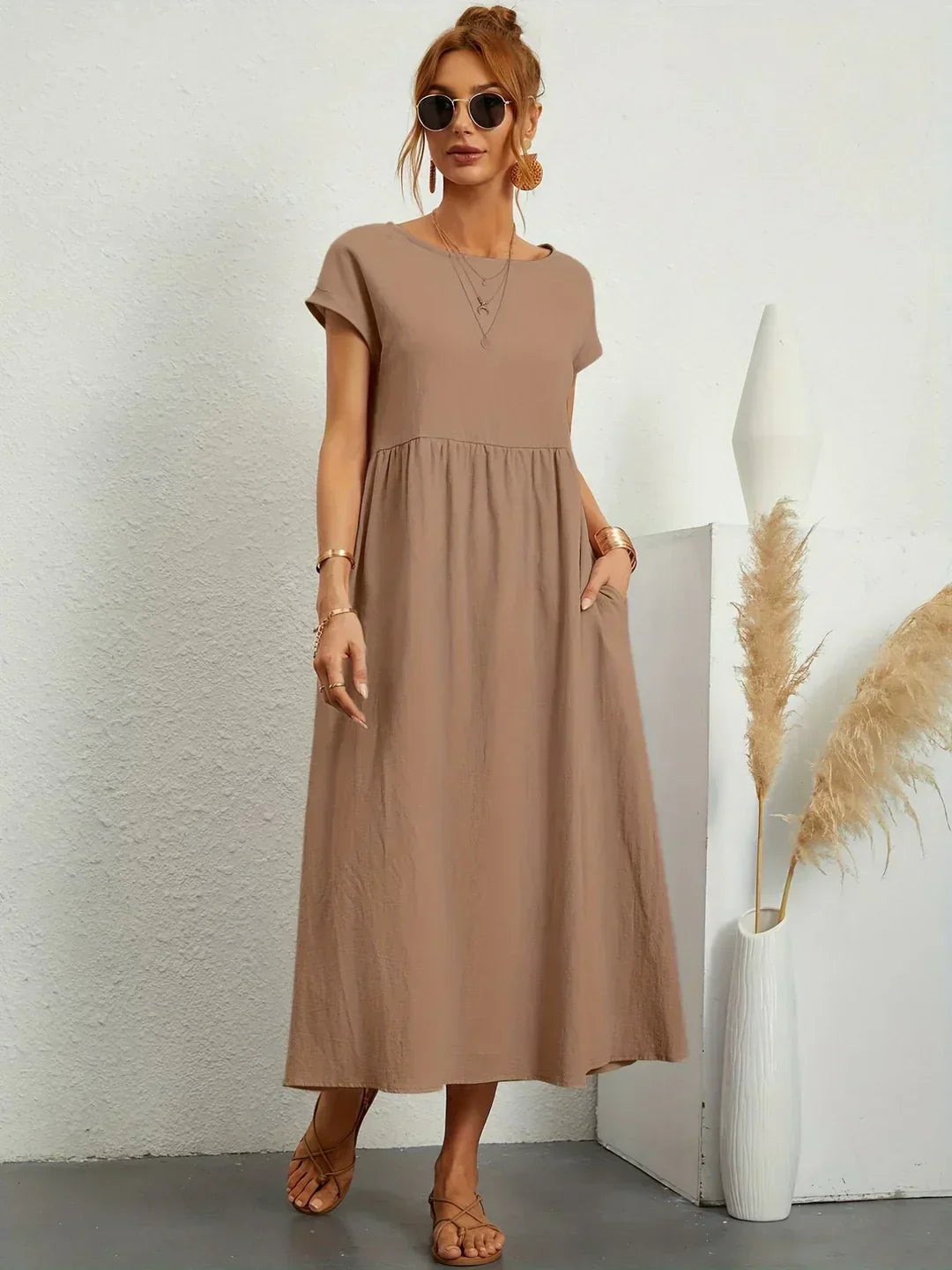 Cindy | Stylowa Casual Maxi Sukienka