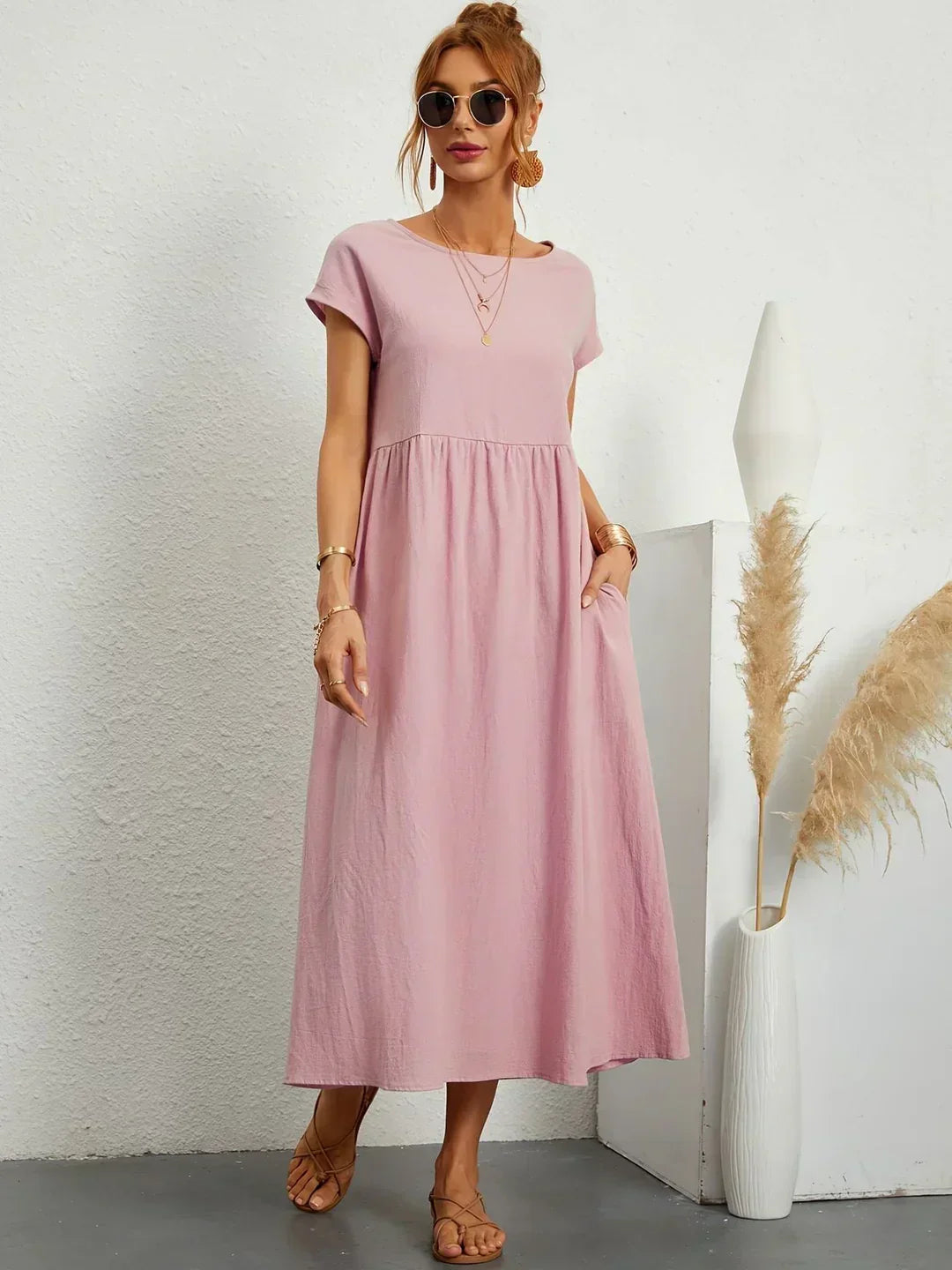 Cindy | Stylowa Casual Maxi Sukienka