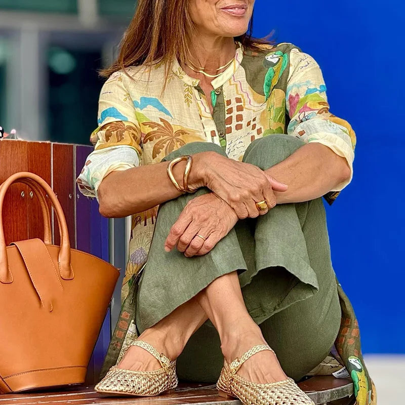 Kornelia | Lekka sukienka na guziki z subtelnym designem