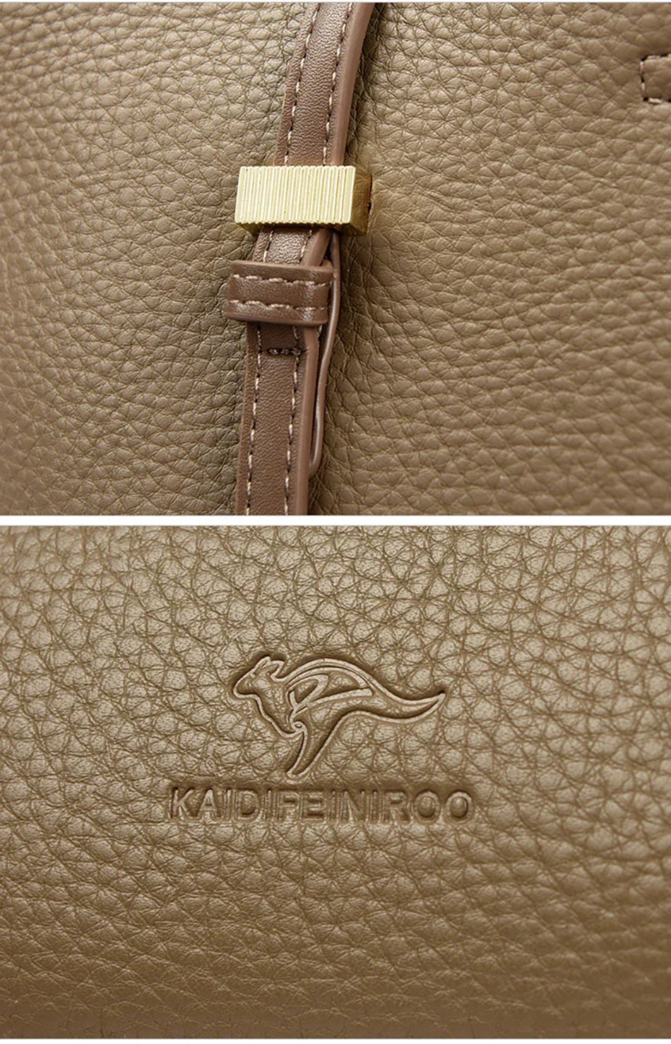 Elegancka torba na co dzień o skórzanym wyglądzie