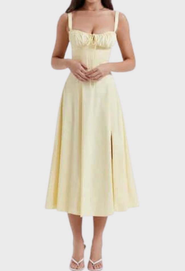 Carméa™ | Sukienka bustier z modelowaniem talii