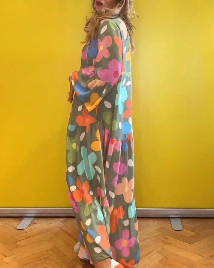 Blossom™ | Sukienka z dzwonowymi rękawami