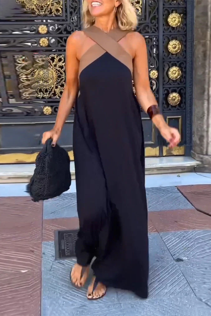 Kira | Sukienka damska z krzyżowym dekoltem