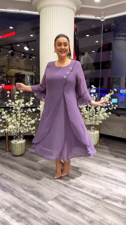 Marzenna | Sukienka midi – Szept Elegancji