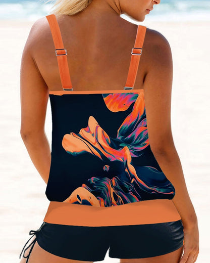Kaia - Chic Abstract Tankini