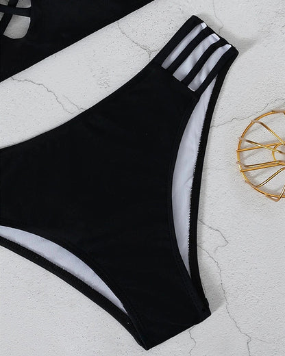 Elicia - Odważny Bikini z Krzyżującymi się Ramiączkami