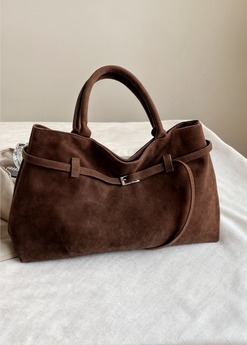Torba Suede BB Celeste