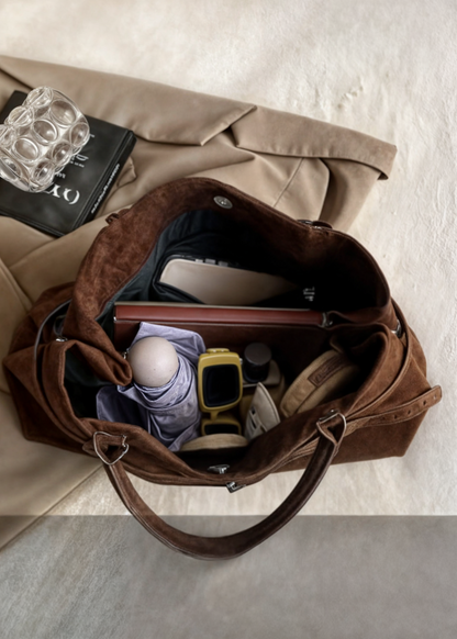 Torba Suede BB Celeste