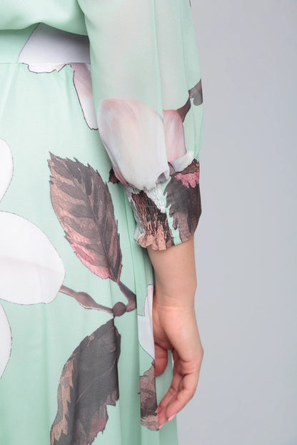 Marlena | Elegancka sukienka maxi w kwiaty