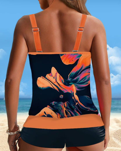 Kaia - Chic Abstract Tankini