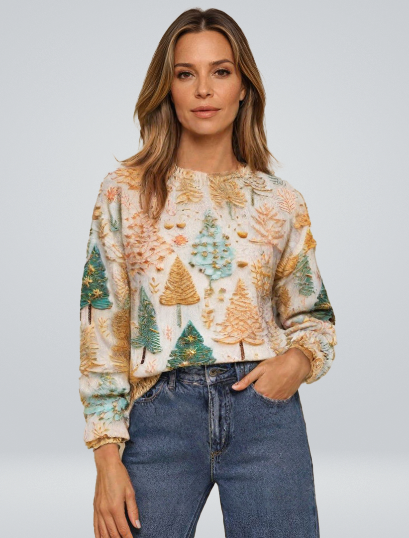 Katrine | Ciepły i Wygodny Sweter Świąteczny