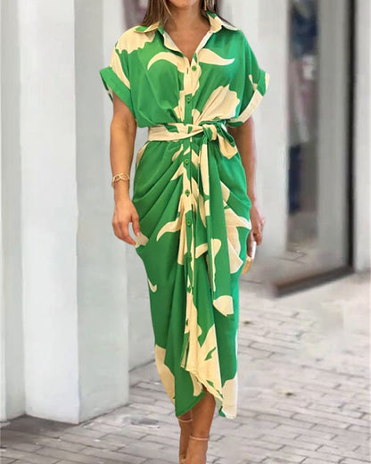 Dayna™ | Sukienka z nadrukiem artystycznym