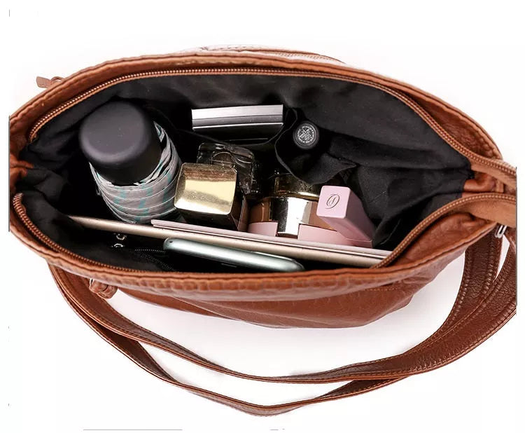 Anna™ - Elegancka Skórzana Torebka Na Ramię