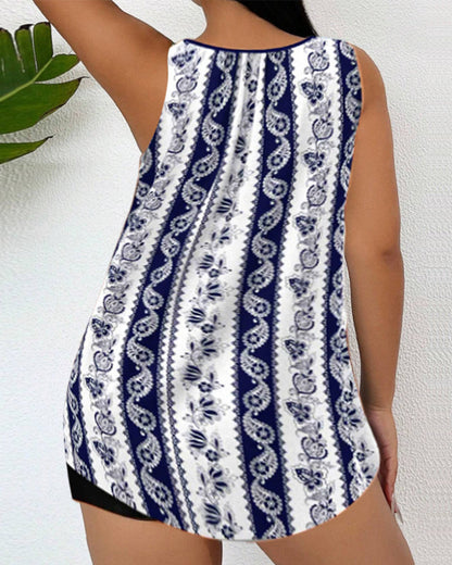 Betty - Luźny Tankini Plażowy