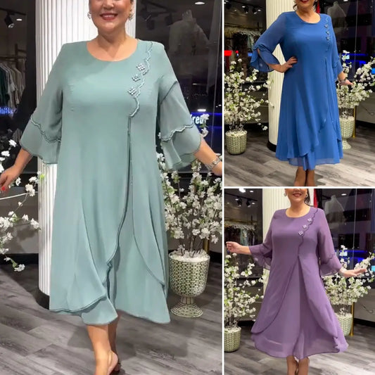 Marzenna | Sukienka midi – Szept Elegancji