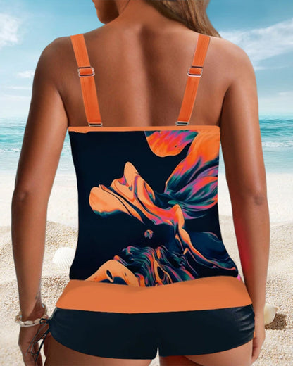 Kaia - Chic Abstract Tankini