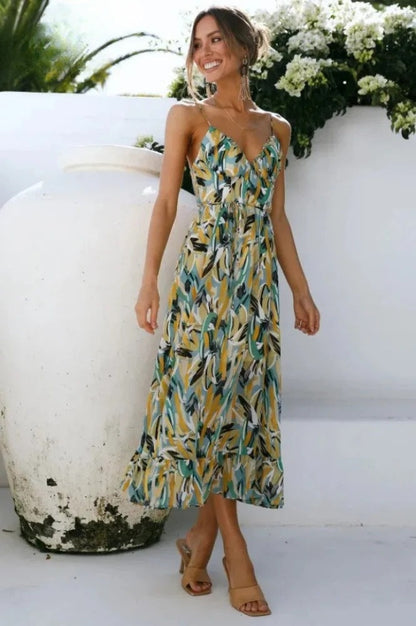 Emily | Kolorowa Sukienka Letnia