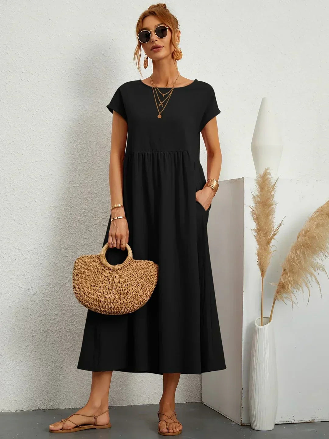Cindy | Stylowa Casual Maxi Sukienka