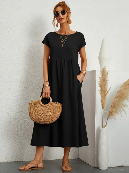 Cindy | Stylowa Casual Maxi Sukienka