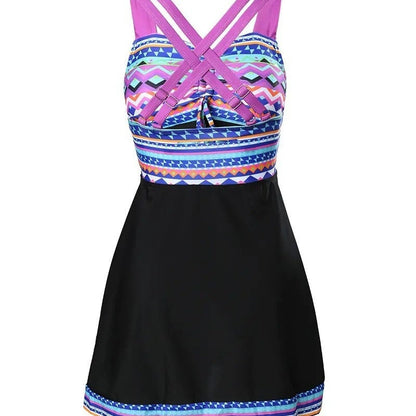 Kelly - Elegancka Kostium kąpielowy w Wzory