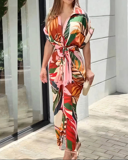 Dayna™ | Sukienka z nadrukiem artystycznym