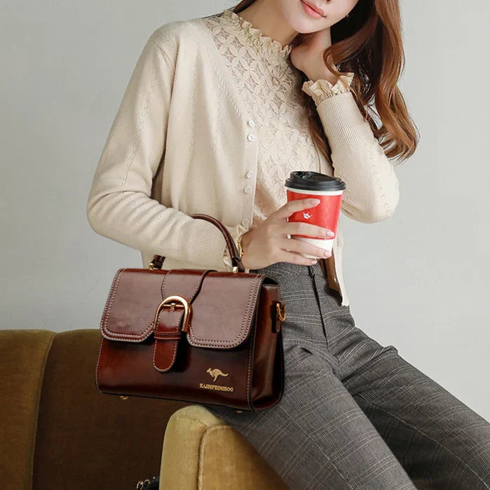 Sandra™ – Luksusowa minitaszka z klasycznym zapięciem