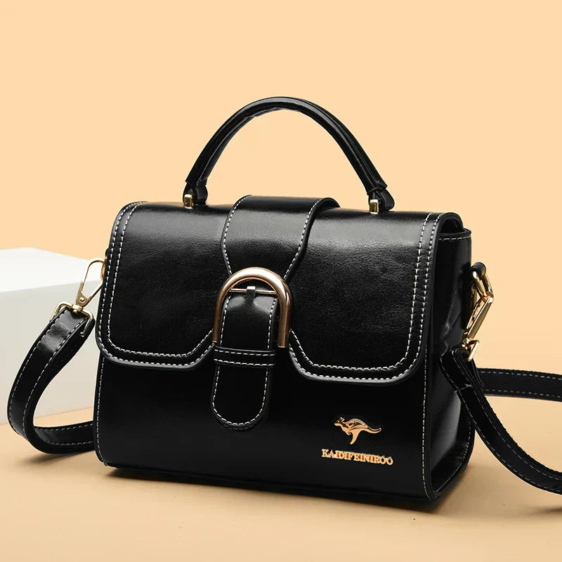 Sandra™ – Luksusowa minitaszka z klasycznym zapięciem