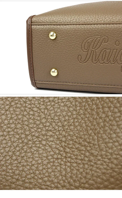 Elegancka torba na co dzień o skórzanym wyglądzie