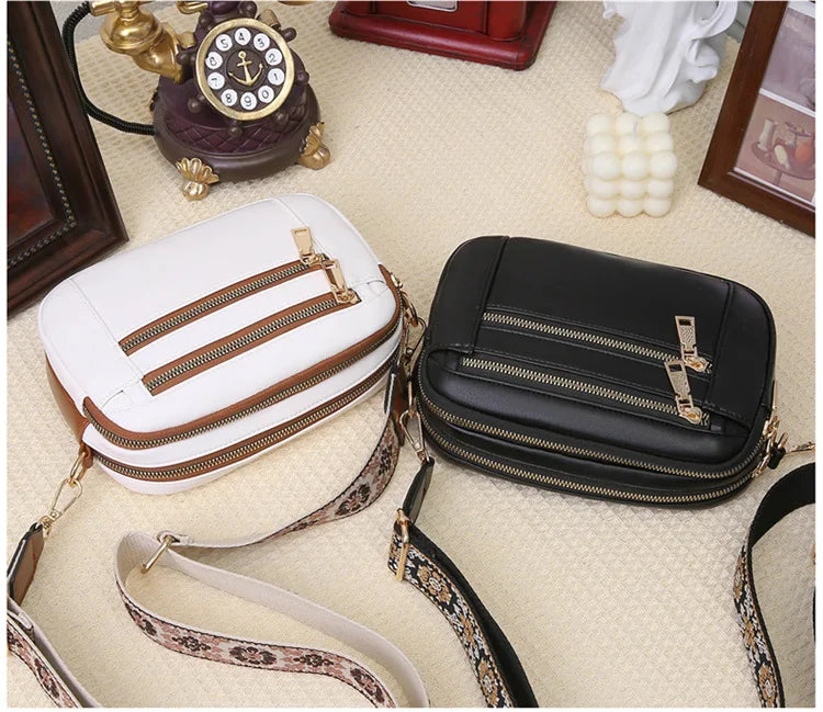 nola™ – Stylowa torba crossover z szerokimi paskami