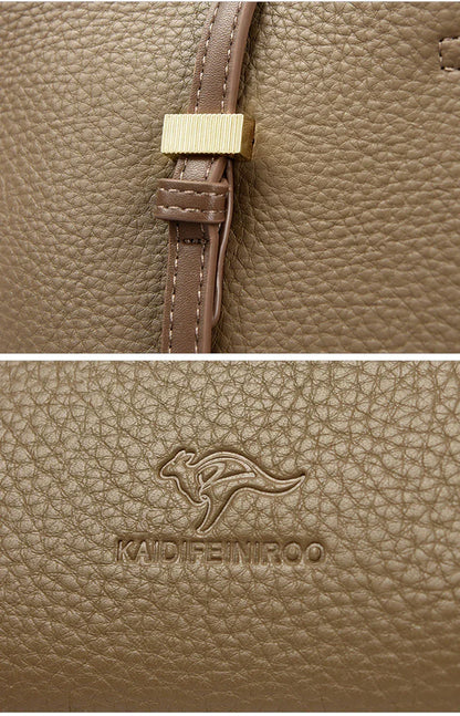 Elegancka torba na co dzień o skórzanym wyglądzie