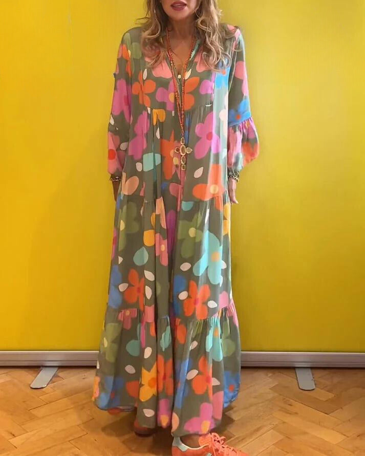 Blossom™ | Sukienka z dzwonowymi rękawami