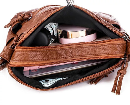 Elegancka Miękka Torebka Skórzana Lea™