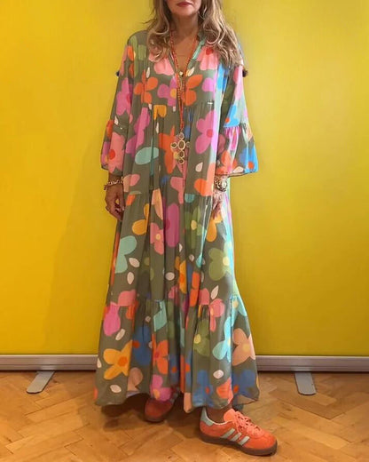 Blossom™ | Sukienka z dzwonowymi rękawami