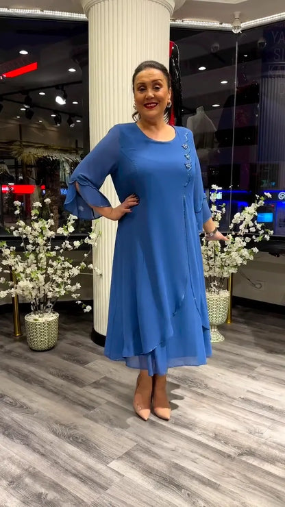 Marzenna | Sukienka midi – Szept Elegancji